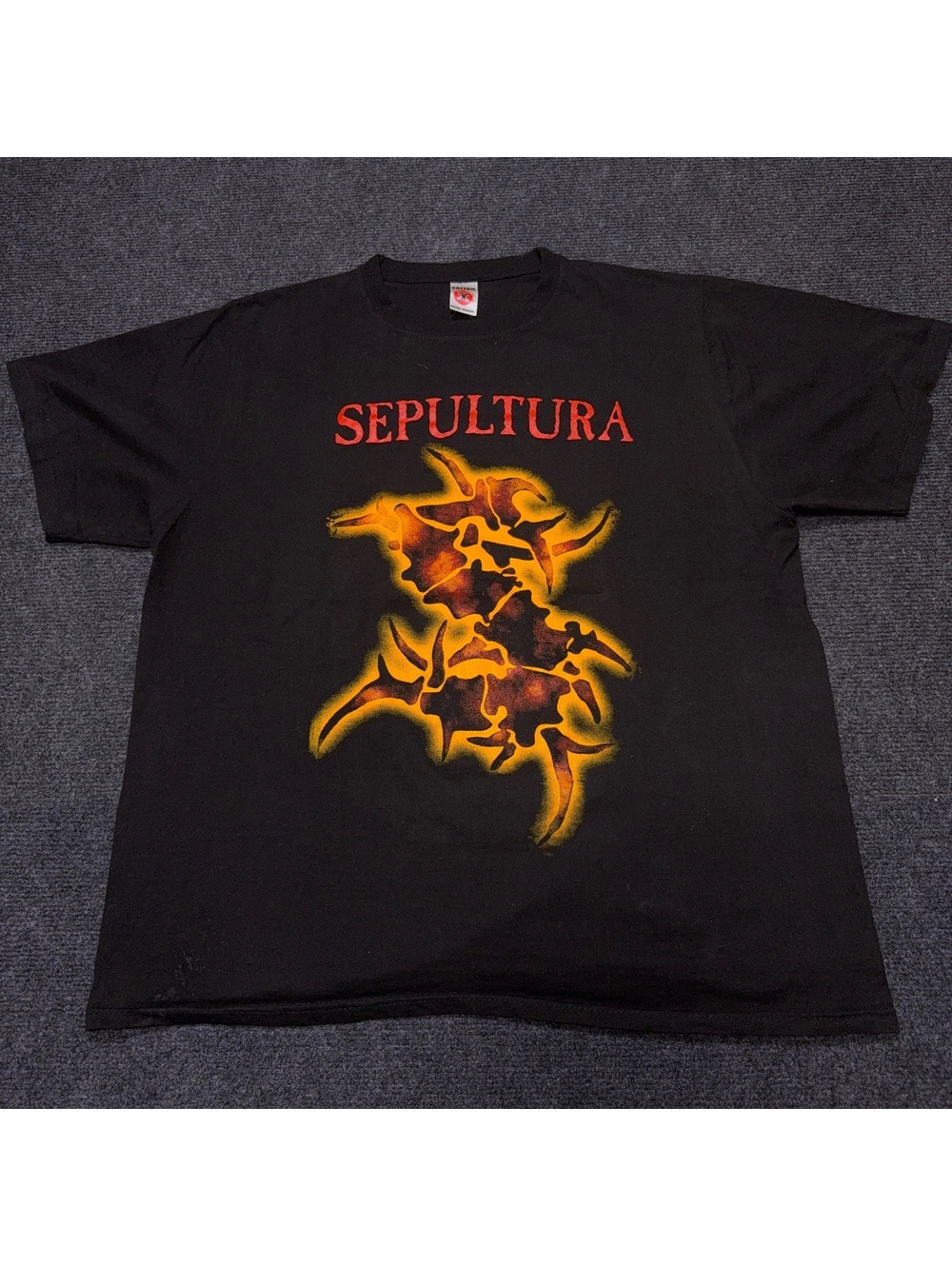 Vintage Rayton Sepultura Men's T-Shirt XL Black Graphic